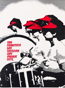 Anonymous San Francisco Gay Freedom Day, offset lithograph poster. 1979.