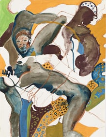 Damballah Dolphus Smith Untitled, ink, crayon and mixed media on paper. 1974.