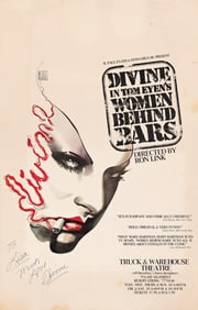 Michael Vollbracht Divine in Tom Eyen's Women Behind Bars, offset lithograph theatre poster. 1976.