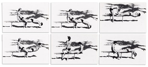 Alair O. Gomes, Sonatinas, Four Feet No. 6, silver prints. 1977.