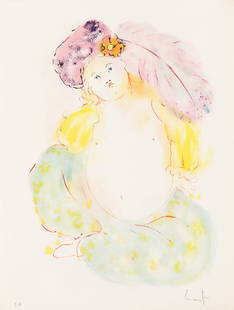Leonor Fini 1907-1996, Livre d'Images.: Leonor Fini1907-1996Livre d'Images.Portfolio with complete text and 13 color lithographs on Arches, 1971Artist's proof, aside from the published edition of 166. Each of the lithographs signed and insc