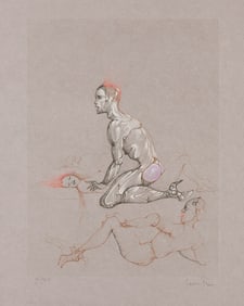 Leonor Fini Two prints from "Solomonie la Possédée." 1979.
