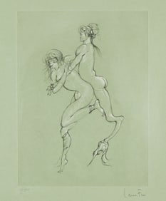 Leonor Fini Two prints from "Solomonie la Possédée." 1979.