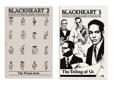 Isaac Jackson, editor, Blackheart: A Journal of Writing and Graphics by Black Gay Men, issues 2 and