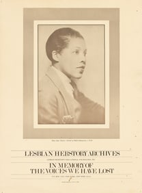 Aenjai Graphics Lesbian Herstory Archives Poster. Circa 1985.