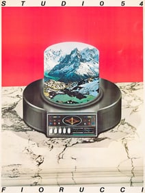 Steve Lawrence Studio 54 / Fiorucci, offset lithograph poster. 1977.