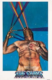 Michael Vernaglia The Saint, offset lithograph poster. 1980.