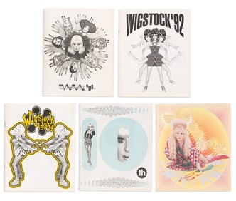 Wigstock Run of programs for the annual festivals from 1991 to 1995.