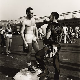 Peter Hujar, Christopher Street Pier #1. 1979.