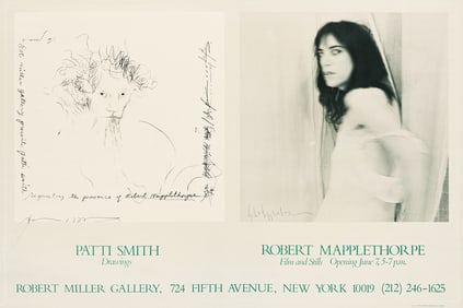 Robert Mapplethorpe; and Patti Smith Patti Smith: Drawings / Robert Mapplethorpe: Film and Stills.