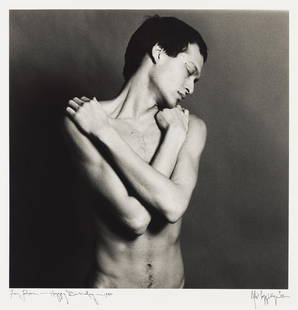 Robert Mapplethorpe, Julian Asion (torso). 1979; printed 1980.: Robert Mapplethorpe1946-1989Julian Asion (torso). 1979; printed 1980.Silver printWith Mapplethorpe's signature, title, print and negative dates, and inscription "For Julian - Happy Birthday - 1980" in