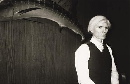 Christopher Makos, Portrait of Andy Warhol. Circa 1980.