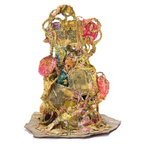 Thomas Lanigan-Schmidt The Gay Vet, Collage sculpture. Circa 1980s.