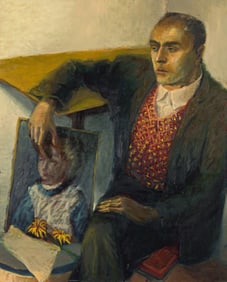 Hugh Steers Carl George, oil on canvas. 1984.