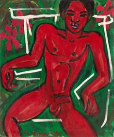 Symon Bali Boy, oil on canvas. 1995.