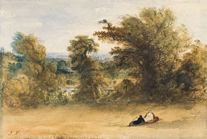 John Martin, Landscape with Figures.. (1789-1854)