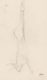 Jean-François Millet, Study of a Hare.. (1814-1875)