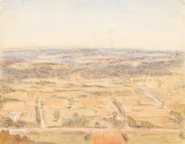 Stanford White, Two watercolors.. (1853-1906)