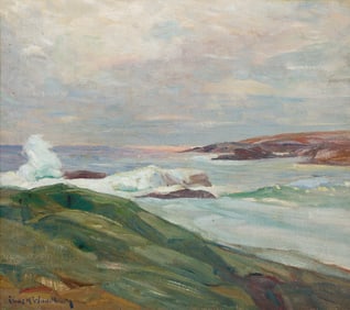 Charles Herbert Woodbury, Coastal Seascape.. (1864-1940)