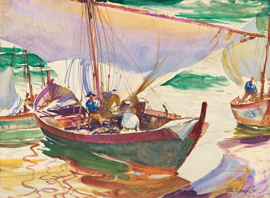 John Whorf, Sailboats.. (1903-1959)