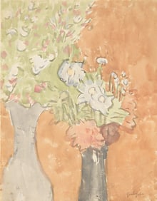 Gwen John, Two Vases of Flowers.. (1876-1939)