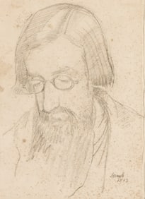 Henry Lamb, Portrait of Lytton Strachey.. (1883-1960)