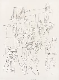 George Grosz, Zur Arbeit, Paris.. (1893-1959)