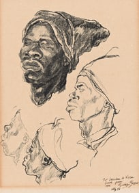 George Grosz, Two lithographs.. (1893-1959)