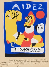 Joan Miró, Aidez L'Espagne.. (1893-1983)