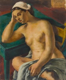 Anatol Shulkin, A Study (Small Nude).. (1899-1961)