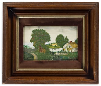 Anna Mary Robertson (Grandma) Moses, Landscape.. (1860-1961)