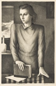 Benton Murdoch Spruance, Portrait at Dusk.. (1904-1967)