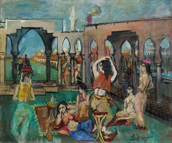 Philip Howard Evergood, Harem Scene.. (1901-1973)