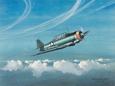 Eric Sloane, Upstairs Fast! (AT 6).. (1905-1985)
