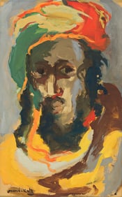 Emmanuel Mané-Katz, Portrait of an Arab Beggar.. (1894-1962)