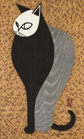 Saito Kiyoshi, Cat.. (1907-1997)