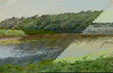Vladimir Vladimirovich Sosnovski, On the Dnestr River.. (1922-1990)