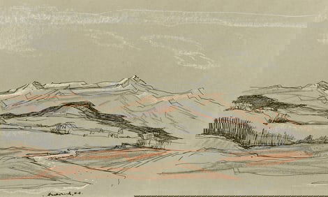 Doel Reed, The Mountain Stream, Santa Fe.. (1894-1985)