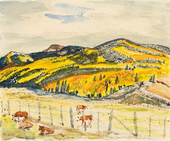 Helen Greene Blumenschein, Soward Ranch, Colorado.. (1909-1989)