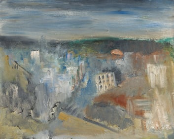 Harold Christopher Davies, Cityscape.. (1891-1976)