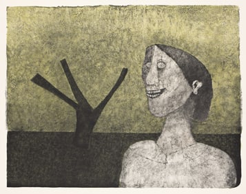 Rufino Tamayo, Mujer Sonriente.. (1899-1991)
