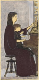 Will Barnet, Study for "The Lesson.". (1911-2012)