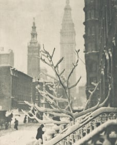 Alfred Stieglitz, Two Towers - New York, from Camera Work Number 44, 1913.
