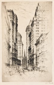 Anton Schutz, Three etchings on Japan paper, 1928-29.