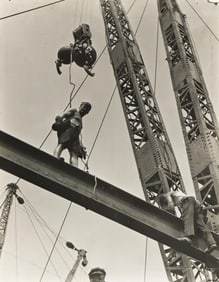 Lewis W. Hine, Steelworker on the Empire State Building. 1931.