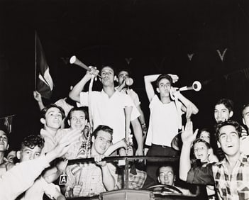 Weegee, Little Italy, silver print, circa 1945.