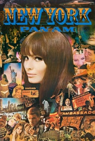 Designer Unknown, New York / Pan Am, offset lithograph poster, circa 1967.