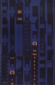 Bruce Conner, N.Y. Film Festival, offset lithograph poster, 1965.