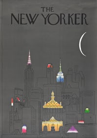 R.O. Blechman, The New Yorker, offset lithograph poster, 1979.