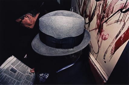 Bruce Davidson, Untitled (Subway, New York), dye transfer print, 1980.